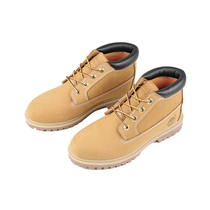 Men Rhubarb Boots Head Layer Bull Leather Mens Shoes Boots Short Boots Lady Leather Boots Martin Boots Outdoor Lotus Leaf Waterproof