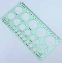 Space plate drawing round template 70122 round template