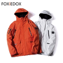 FOXIEDOX outdoor jackets three-in-one detachable men and women autumn and winter plus velvet padded waterproof Weatherproof brand