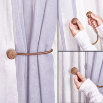 Curtain strap lace simple modern curtain rope creative curtain belt cute Korean magnet curtain tie buckle