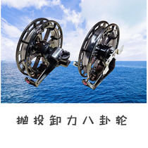 Front play gossip wheel windmill wheel reel plastic fishing wheel reel large fishing wheel can throw fishing wheel