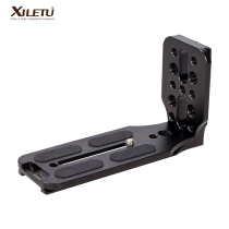 Xilutu camera vertical Clapper micro-single pan-tilt SLR L-type vertical snap quick Mount Universal Universal