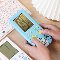 Shake-in-the-palm Russian Tetris Consoles Ins Craze Big Screen Block Machine Decompress Toy Creative Gift