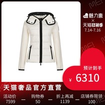 moncler moncler womens polyamide polyester goose down hooded down jacket