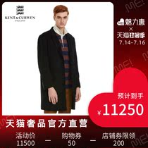 KENTCURWEN Ken Diwen LONG cashmere blended coat men
