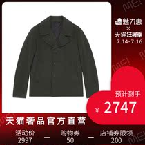 CERRUTI 1881 Zhonodi olive green fashion trend mens wild personality casual short coat