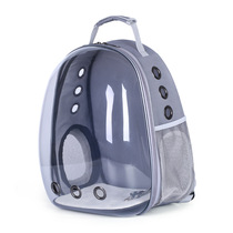 Panoramic side opening transparent pet backpack going out portable shoulder pet supplies cat bag dog bag pet space capsule