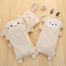Baby pillow 0-1-3 years old cotton newborn children buckwheat pillow kindergarten baby cartoon pillow four seasons universal
