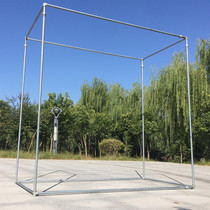 Galvanized steel pipe water pipe for floor drying clothes quilt single and double pole drying rack indoor and outdoor balcony hanging clothes pole shelf