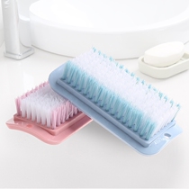  Household multifunctional cleaning shoe brush Square soft hair clothes brush plate brush Plastic large collar brush Laundry brush