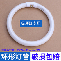 Ring lamp 22W ceiling lamp Round lamp three primary color light source 32W40W ceiling lamp wick led transformation board