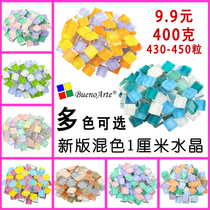1cm grain color childrens crystal glass mosaic collage creative art area handmade diy material