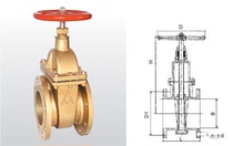 Positive Emeco 106 brass engineering gate valve flange gate valve DN125150200250300350 store