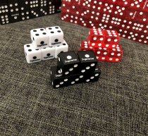 Tide brand acrylic dice nightclub KTV game color board game mahjong transparent color grain large custom