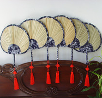 Zongye handmade Big fan plantain Chinese style old mans performance grass weaving brown leaf Jigong fan sunflower Fan Fan