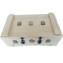 Traditional Chinese Medicine Customized Waist Belly Moxibustion Box Back Large Eizhu Family Solid Wood Moxibustion Box Not Fire Extinguishing Wood Warm Moxibustion