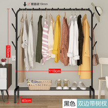 Cloth bar landing indoor single and double pole drying rack simple and practical economical folding balcony clothes hanger