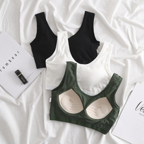 Girl bra underwear small vest junior high school student adolescent girl bra thin cotton cotton no steel ring summer