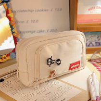 Pen Bag Ins Wind Day Department Cute High Face Value Girl Boy Beginner Primary School Students Large-capacity Lead Pencil Case