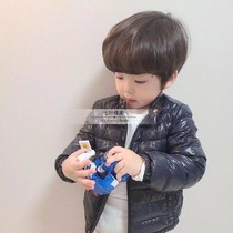 Seven leaves hibiscus 71901 autumn and winter new mens and womens childrens baby two-color stand-up collar zipper light down warm jacket