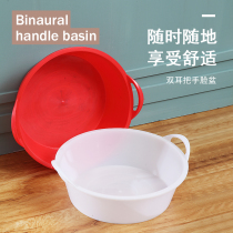 Plastic large portable multi-purpose planting basin Beef tendon basin Sediment basin can be stacked to store thickened site cement pots