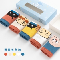 Childrens underwear Boys pure cotton summer boxer shorts 8 children middle school children 3-4 years old shorts do not clip pp baby boxer shorts