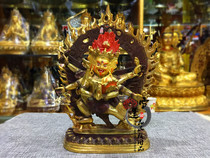 Bronze gilt Puba King Kong Buddha statue one foot (30cm) made in Qinghai Taer Temple