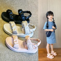 Babu Bean 2022 Summer New Girl Sandals Fashion Ocean Princess Shoes CUHK Kid Soft-bottom Non-slip Girl Shoes