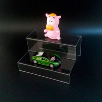 New acrylic plastic shoes display rack display bracket shoe rack second layer transparent display rack