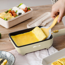Bear Tamako frying pan omelette artifact Thick egg burning household mini breakfast machine Dormitory plug-in flat non-stick pan