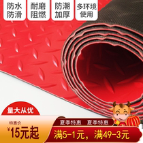 PVC floor mat Waterproof plastic stairs Commercial workshop thickened rubber mat Wear-resistant flame retardant beef tendon leave-in non-slip mat