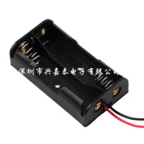 No 5 2-cell battery box AA type two-cell battery holder flat row 3V with red and black wire battery compartment
