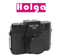 HOLGA light leakage 120N film camera 120N film camera Multi-exposure glass lens rotatable 135 Black