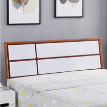 Headboard simple modern backrest single double 1 5 meters 1 8 meters economic paint solid wood floor custom single buy