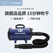 Spring boat pet special water blower dog blowing high power silent large and small dog dog cat blowing golden hair Teddy