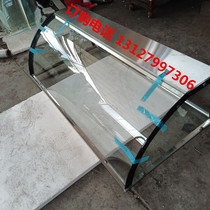 Customized deli cabinet food glass cover snack car glass display cover dust cover cold dish display cabinet insulation table