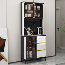 Living room Rock plate dining side cabinet High cabinet Small household tea cabinet Light luxury wine cabinet against the wall Modern simple locker