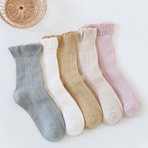 Moon socks spring and autumn cotton postpartum special breathable sweat absorption wide loose mouth do not leper feet pregnant women pregnant women sleep socks during pregnancy