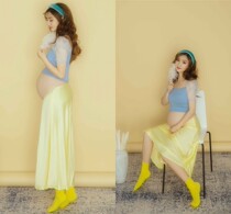 New Korean version of 2021 fresh suit clothing pregnant women photography photo theme clothing studio shooting clothing