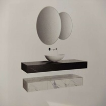  Olusha light luxury rock board series bathroom cabinet