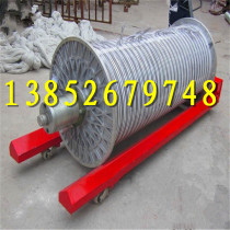 Yarn roller caravan textile upper axle caravan disc head cart Manual drum paper Hydraulic car Roll Paper Carrying truck Hauling Forklift set to do