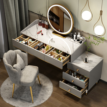 Nordic light luxury bedroom dressing table modern simple small apartment side cabinet integrated multifunctional makeup table