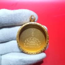 Fine waterproof thangka box round size 2.0cm and 3.5cm diamond pestle hanging ring gawu box pendant mens and womens models