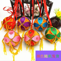 Guangxi ethnic hydrangea handicraft pure handmade Zhuang characteristic fabric hydrangea pendant factory direct sales