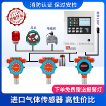 Liquid ammonia room leakage alarm Ammonia concentration alarm Industrial combustible and toxic gas detector detector