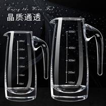 Glass Wine Glass Decanter wine dispenser wine dispenser wine shakers with scale with handle soak wine spoon