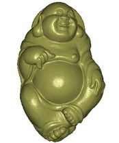 Exquisite carving Jade carving Maitreya Buddha STL three-dimensional computer carving flat carving round carving stl4-10 Buddha