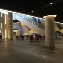 Customized GRG shaped ceiling plaster plate Background wall Background wall Show Hall Bar