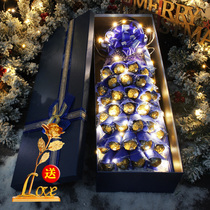 New Years Christmas Gifts 33 Ferrero Chocolate Bouquet Gift Boxes Chengdu Douyin Sandwich Birthday confession