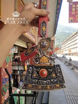Tibet Kangba mens fire package Flint with national style retro white copper silver material pure handmade waist matching